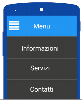 menu sito mobile