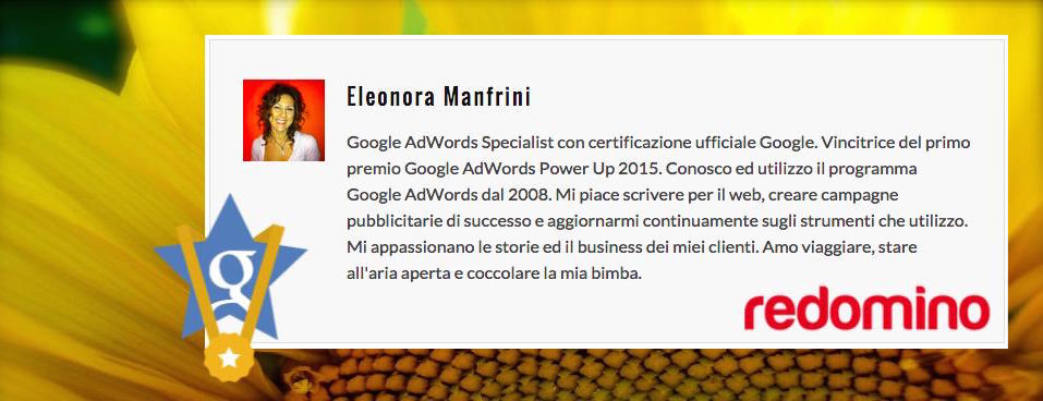 Eleonora Manfrini consulente Google Adwords come funziona