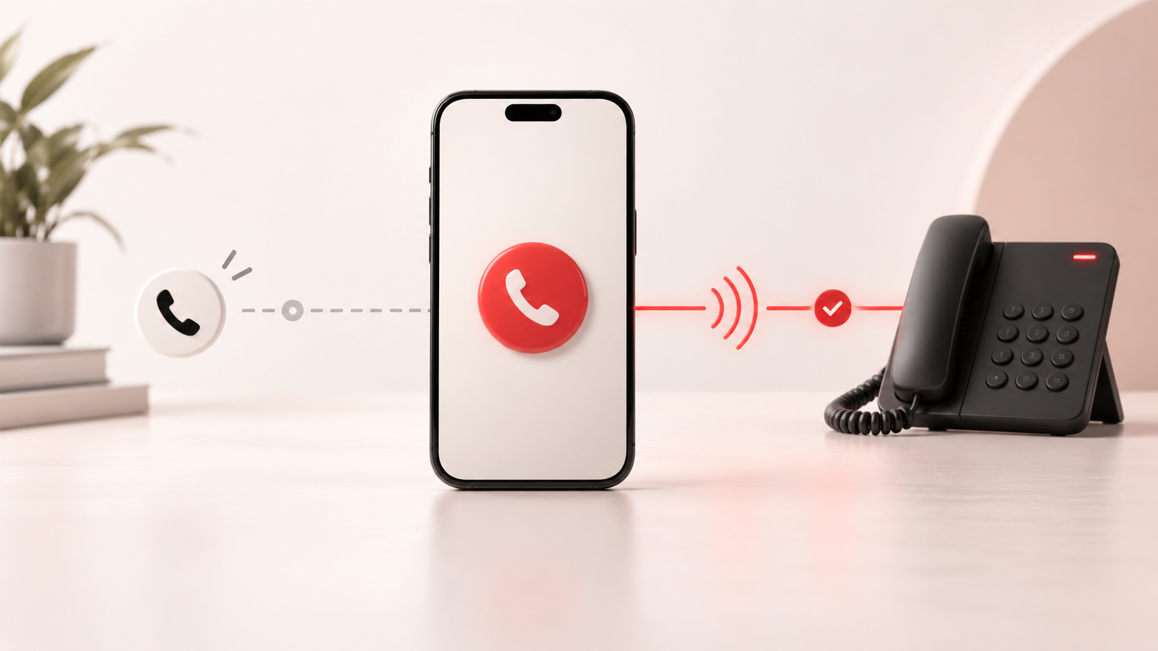 Due percorsi mostrano la differenza tra un clic sul pulsante telefonico e una chiamata effettivamente avviata, per illustrare il monitoraggio Google Ads.