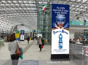 Acqua Pian della Mussa - Porta Susa - Cartellonistica