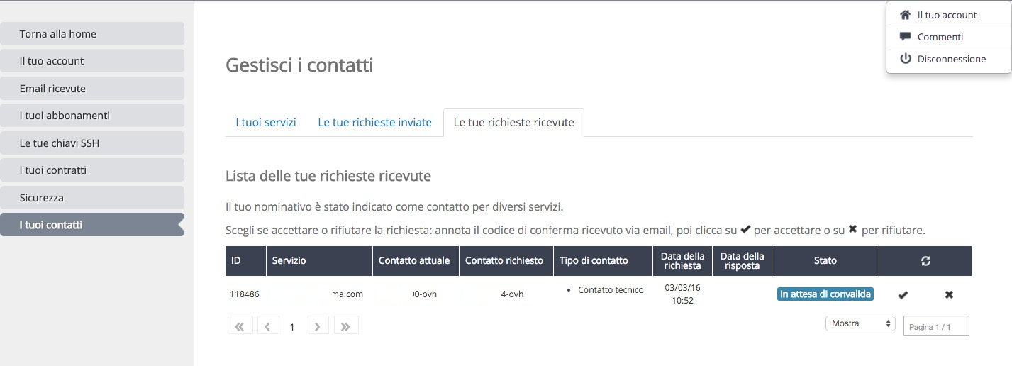Come gestire il mio dns ovh