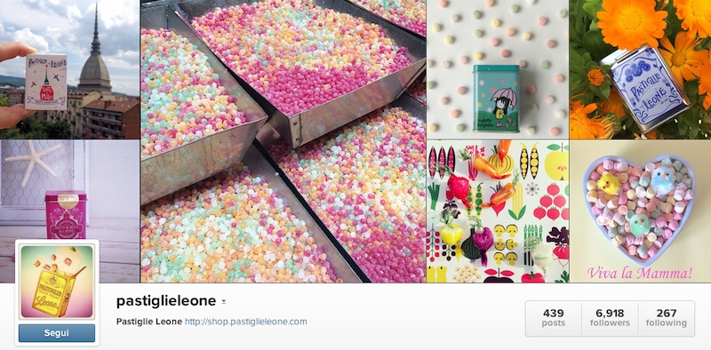 Pastiglie Leone Instagram