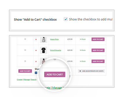 woocommerce wishlist aggiungi al carrello