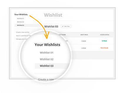 woocommerce wishlist molteplici liste