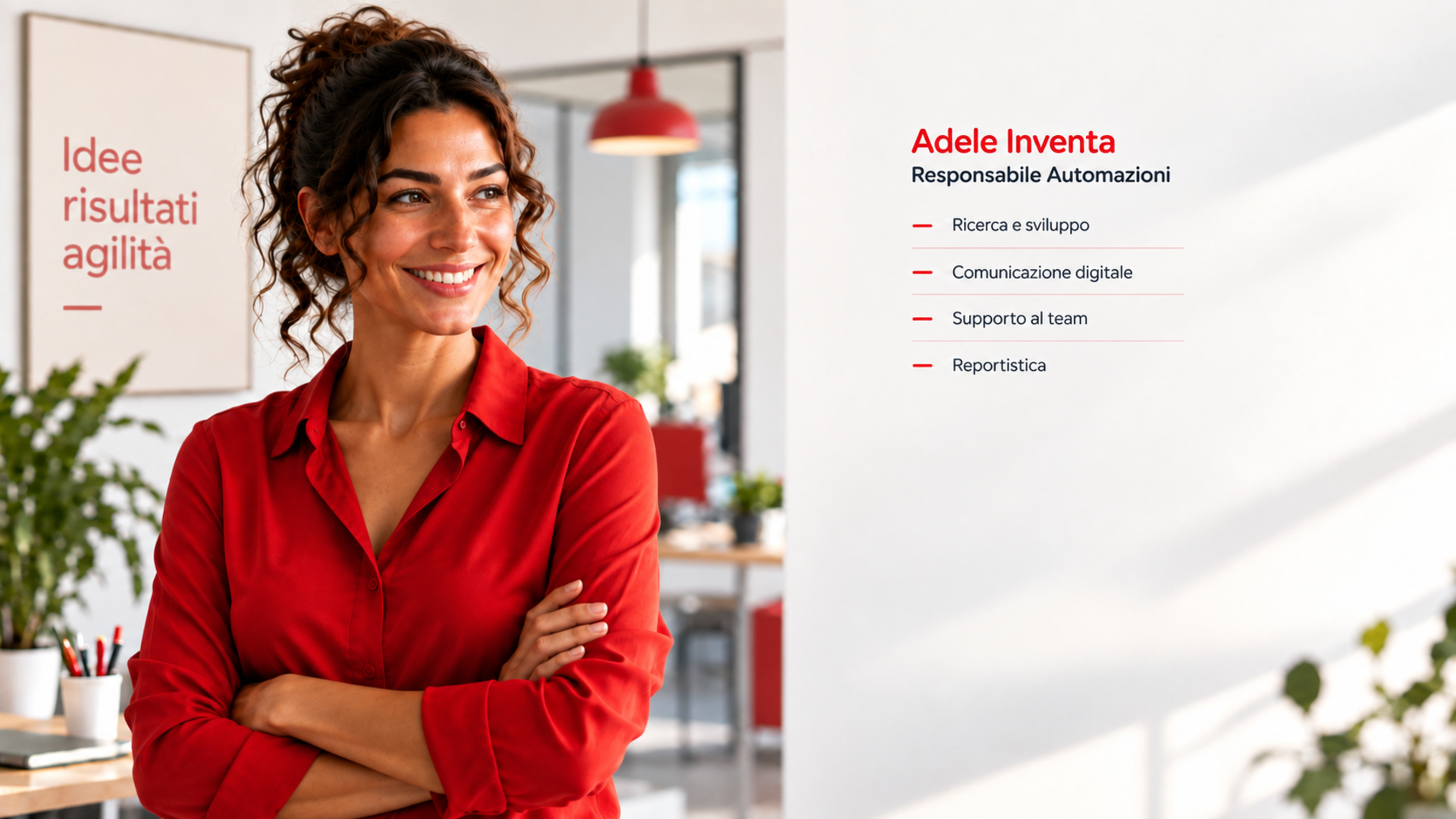 Adele Inventa, responsabile Automazioni e Ricerca e Sviluppo di redomino