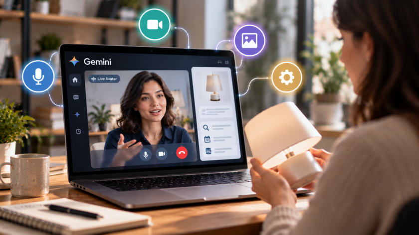 Persona conversa in video con un avatar basato sull’intelligenza artificiale capace di vedere, ascoltare e rispondere in tempo reale.