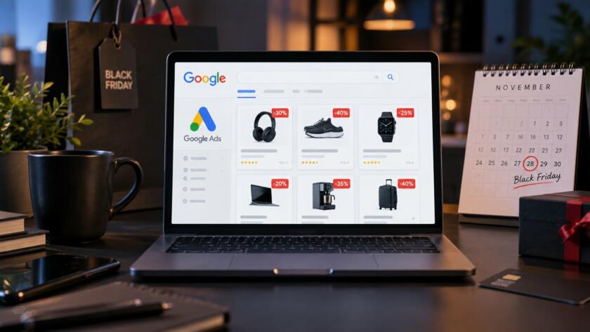 Promozioni Google Ads e Google Merchant Center per il Black Friday