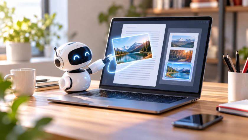 Intelligenza artificiale che genera contenuti digitali credibili ma potenzialmente falsi