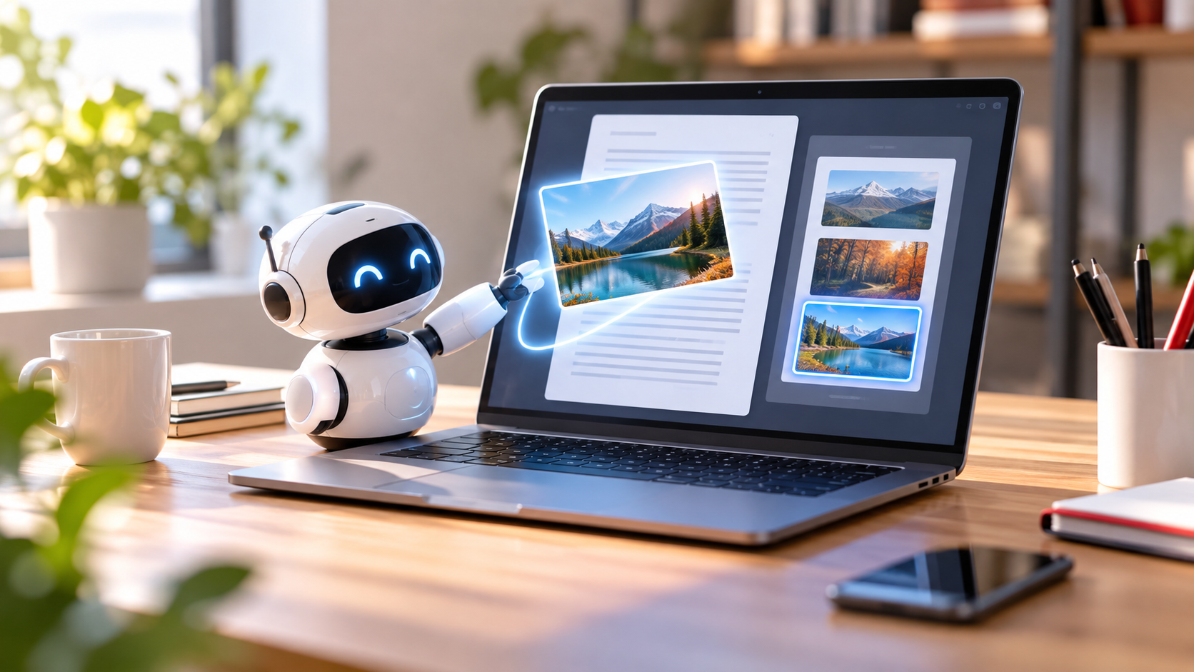 Intelligenza artificiale che genera contenuti digitali credibili ma potenzialmente falsi