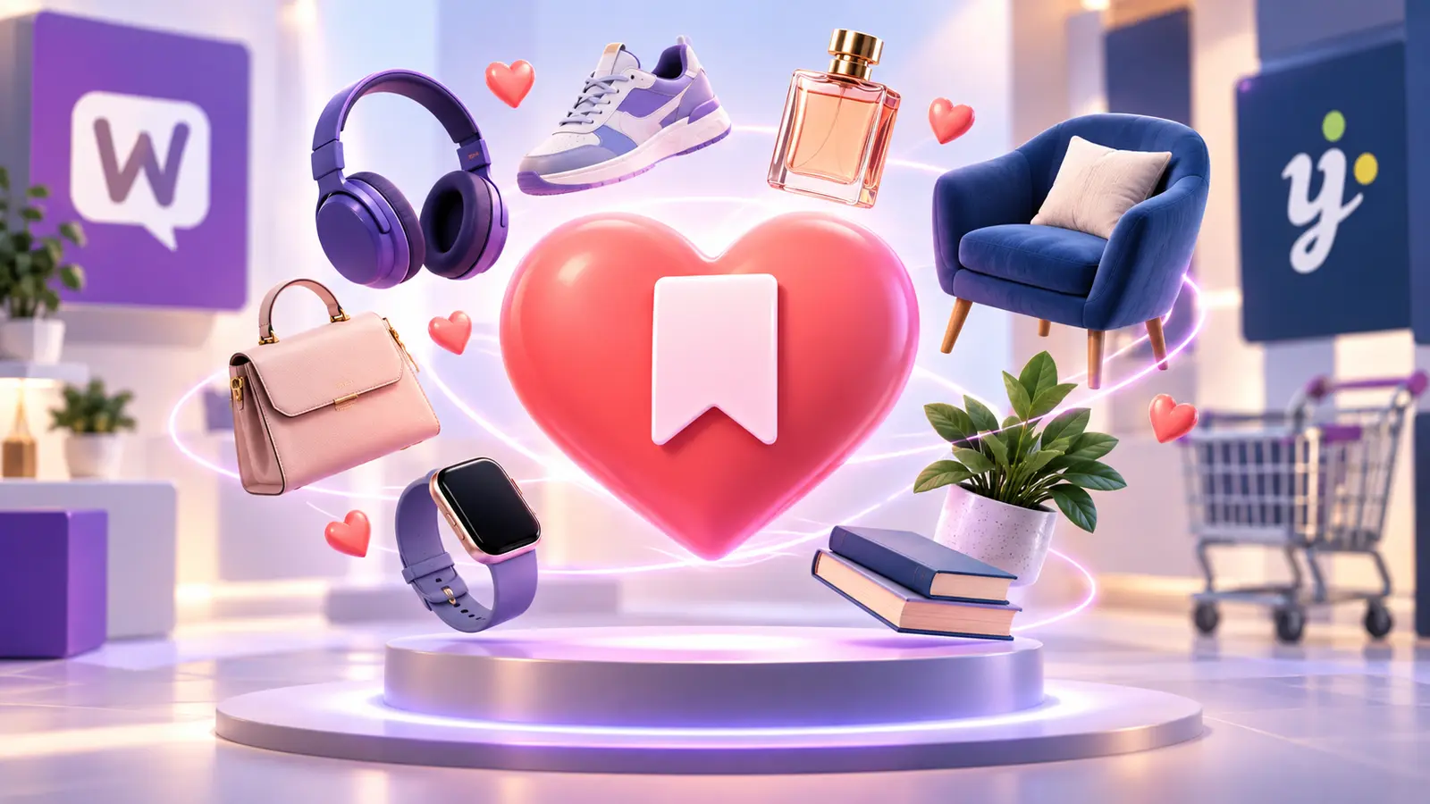 Prodotti preferiti raccolti in una wishlist di un negozio WooCommerce
