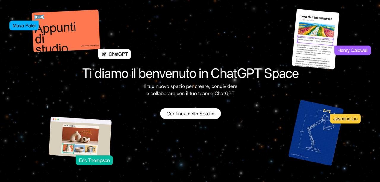 chatgpt spazio come funziona redomino